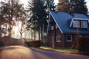 Home on suburban street.