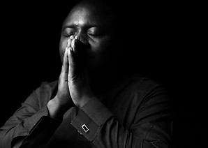 A man praying