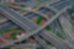 A motorway network with bridges