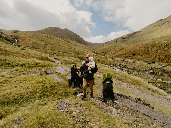 Family out and about