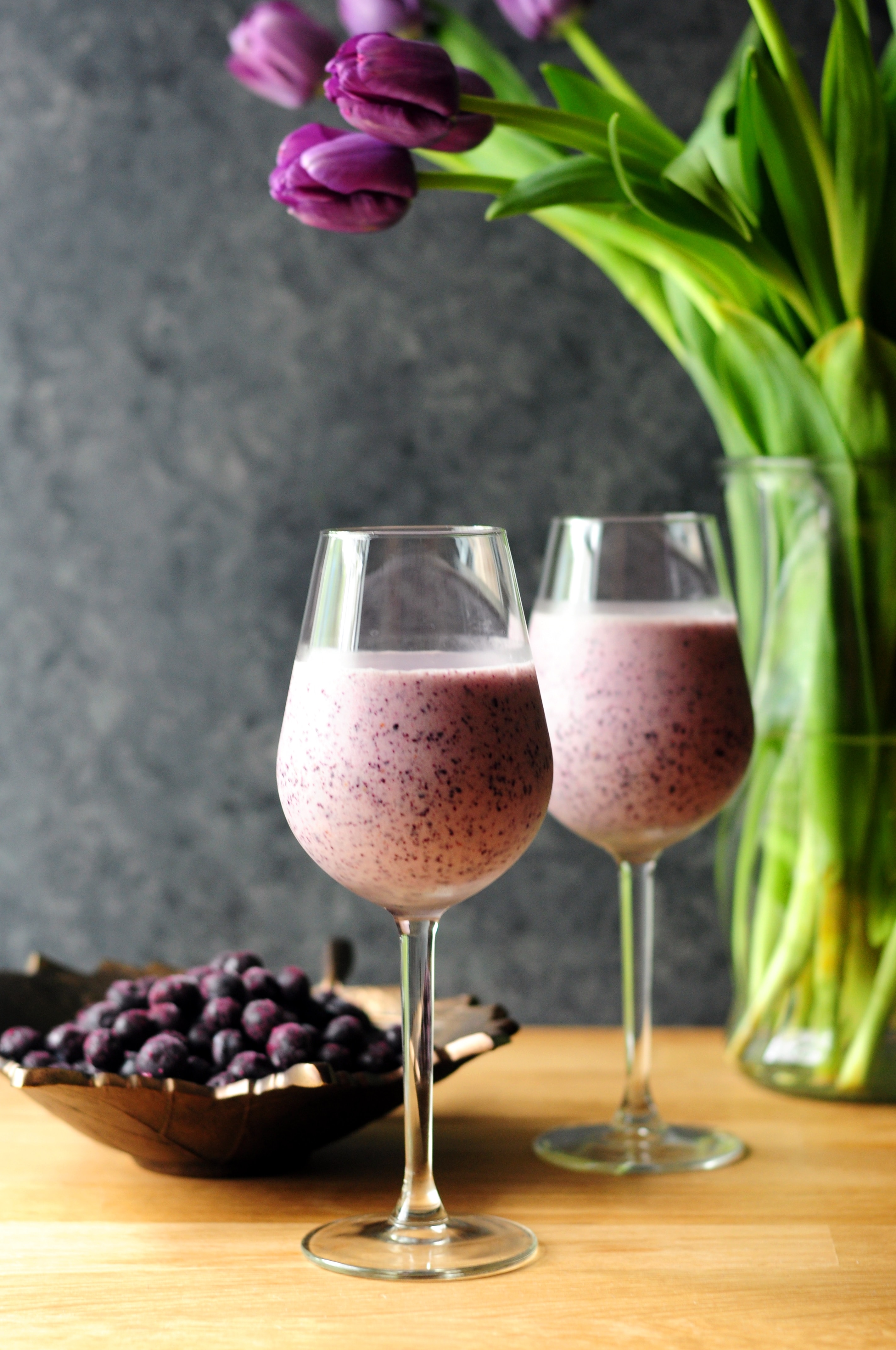 Blueberry Oat Breakfast Smoothie