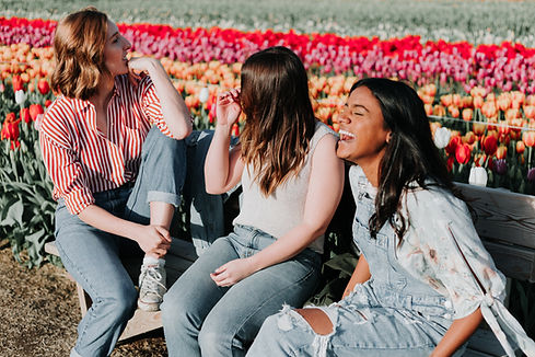 Laughing together Supportive Wellbeing Image by Priscilla Du Preez