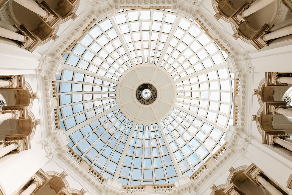 Ceiling view at the Tate Museum in London