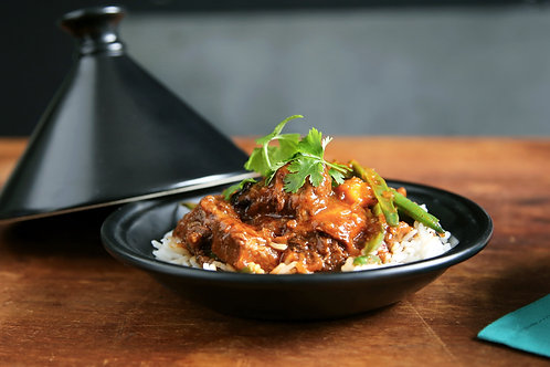 Moroccan lamb tagine, takeaway dinner