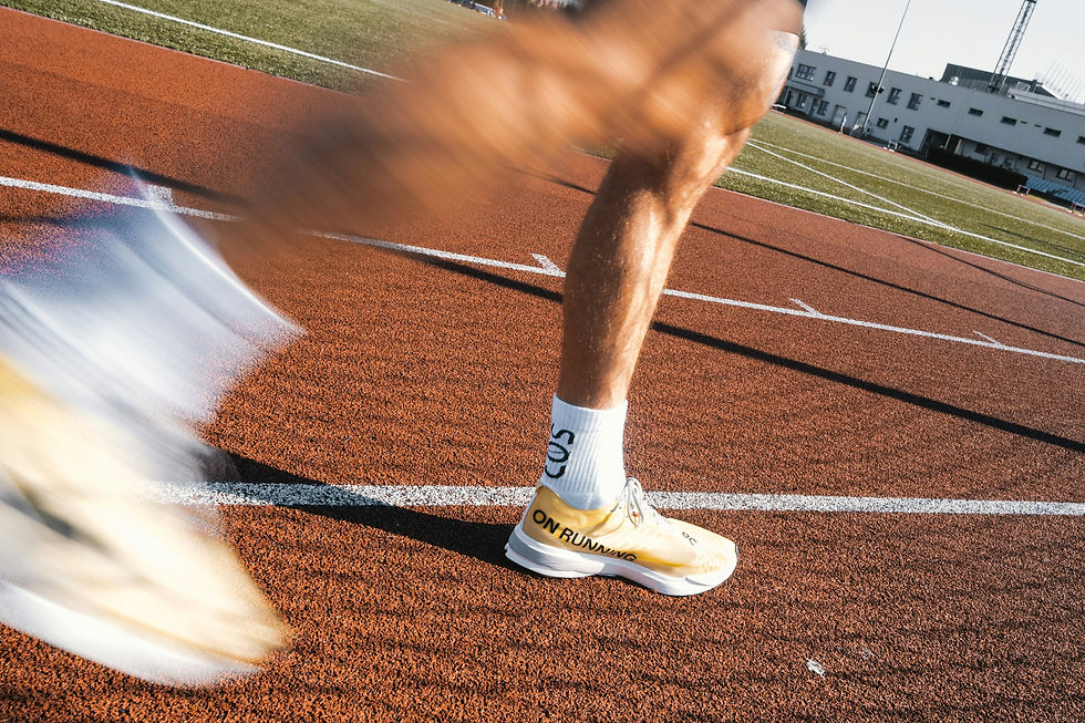 Athlete ready to start a race | Sam Gash