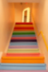 Image by Matt Flores Colorful Stairs