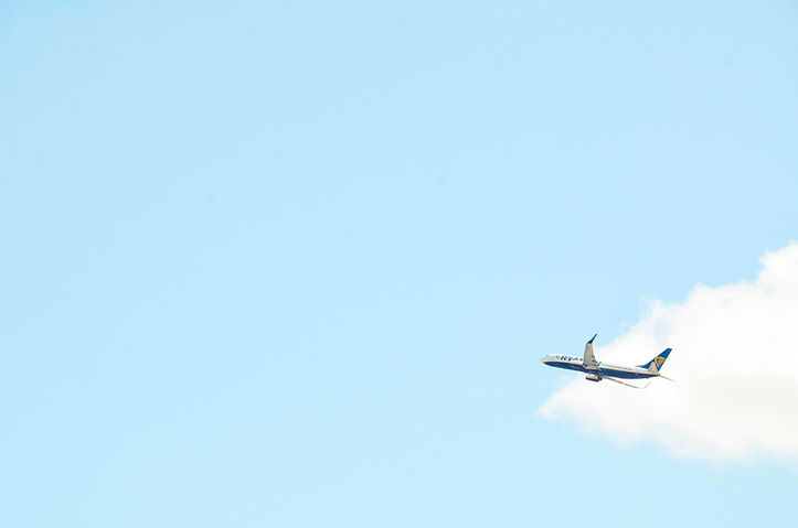 Blue sky with clouds
