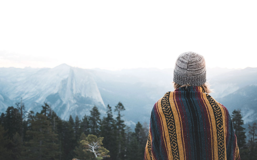 A person looking into a magnificent European landscape, illustrating EACLIPTs approach to look beyond the status quo, and lobby for policy change on a European level.