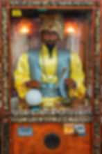 Psychic reader with crystal ball a depiction of how people think of psychics
