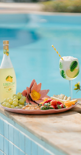 Poolside cocktails and refreshments for a private event in Scottsdale, Arizona