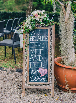 Rustic wedding sign blackboard by Sooz .