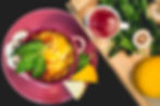 Arranged Food and Objects