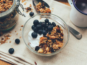 Winter-Porridge mit "hot berries"