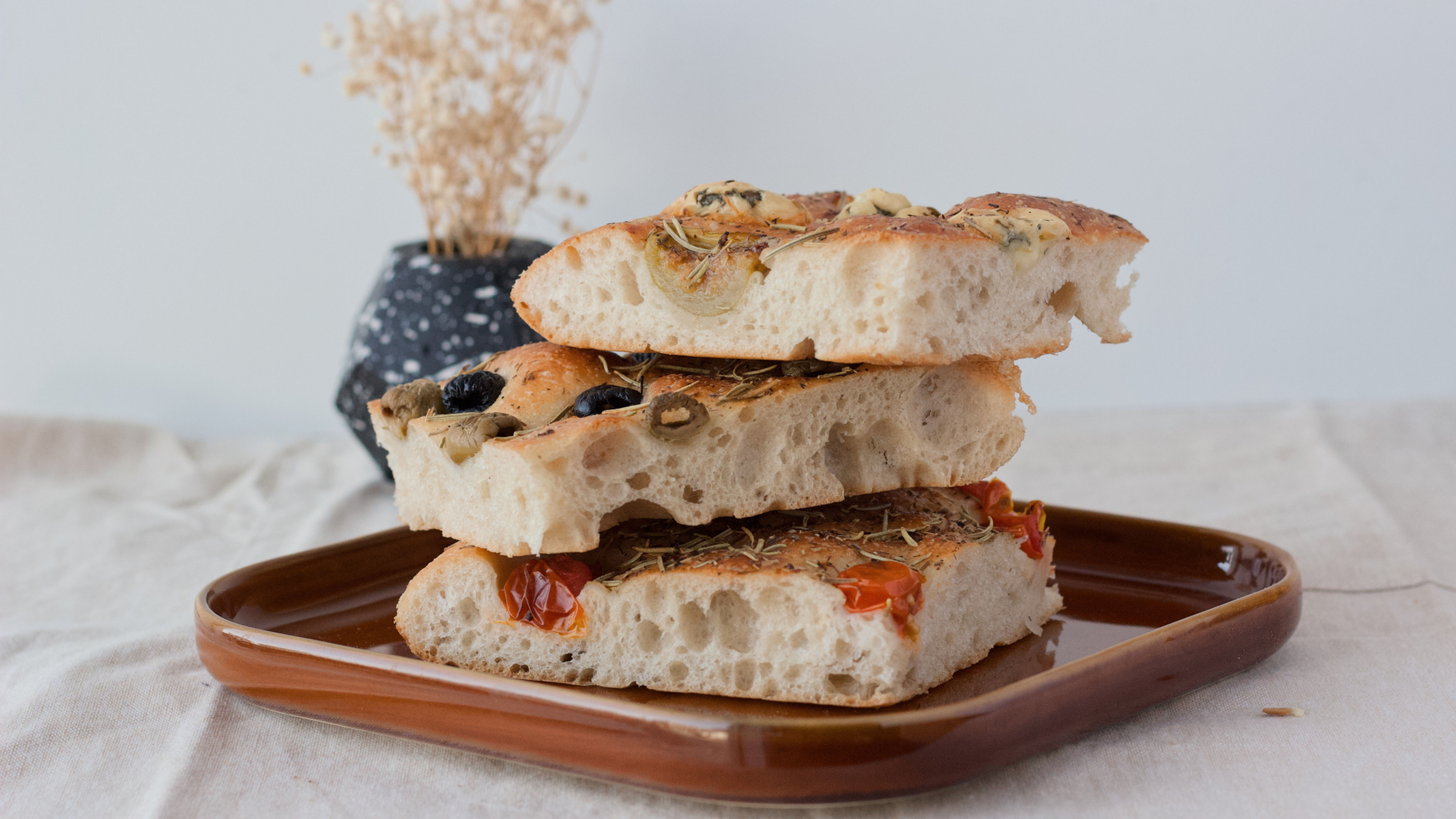 Focaccia per slab