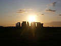 Sunset at Stonehenge