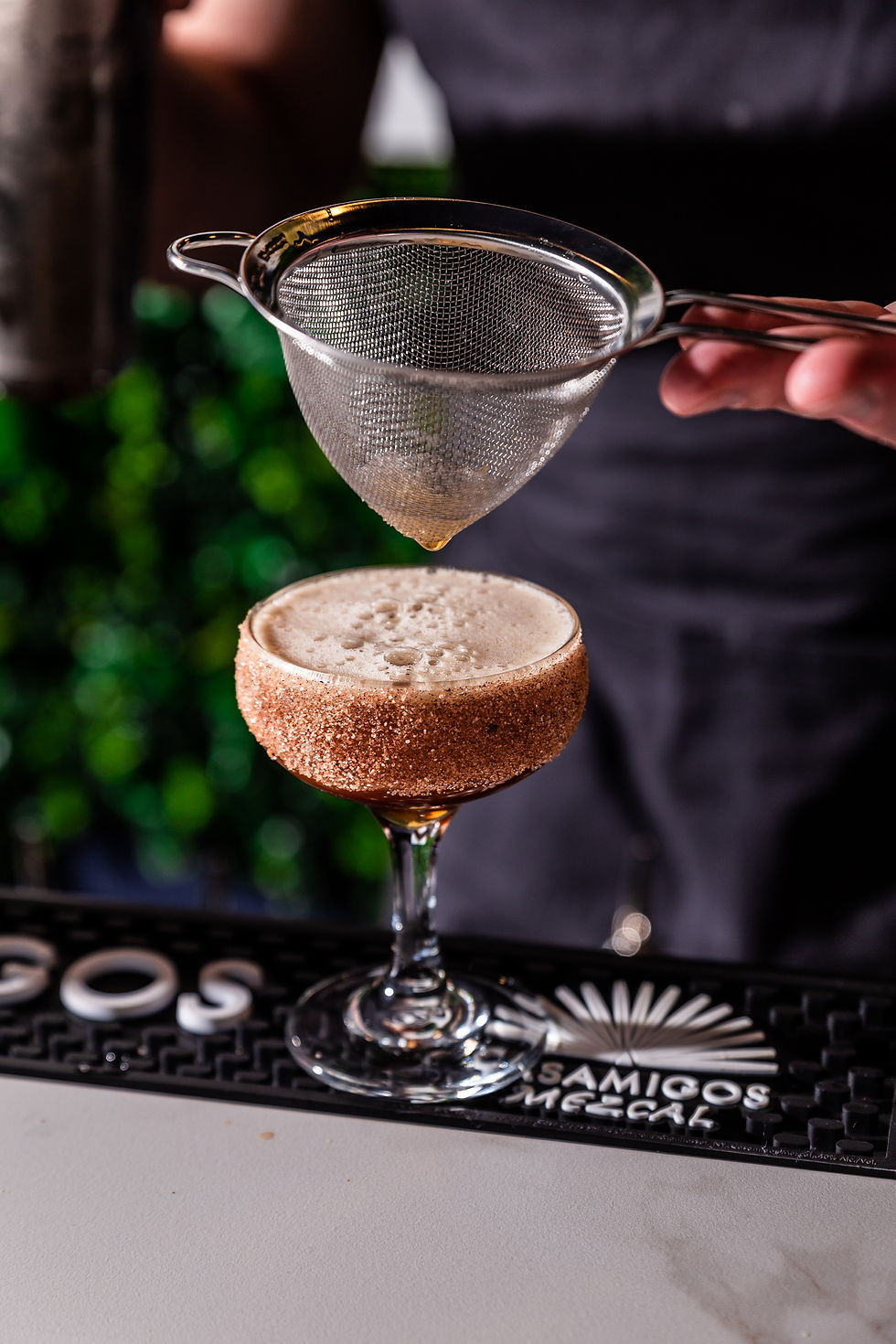 Cocktail préparé par barman formé par Thomas