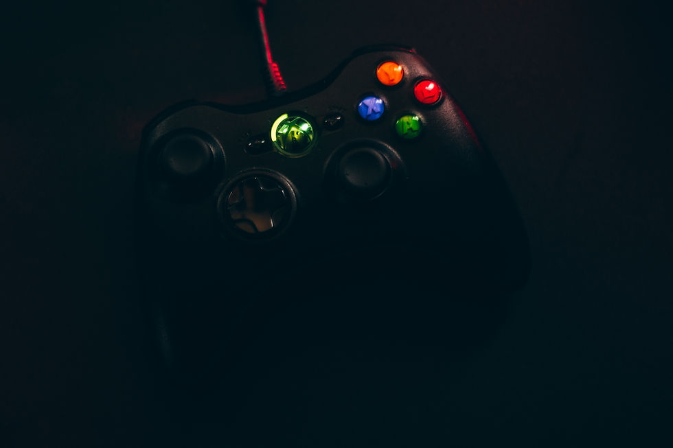 A gamepad is a popular way to play games on the computer