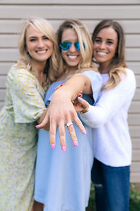 Excited Bridal Party