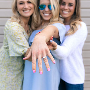Excited Bridal Party