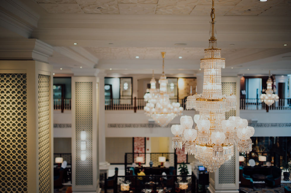 Glamorous chandelier