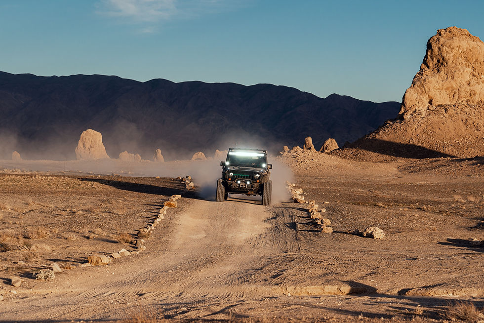 A Jeep Off-roading