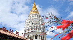 The pagoda of Kek Lok Si temple in Penang