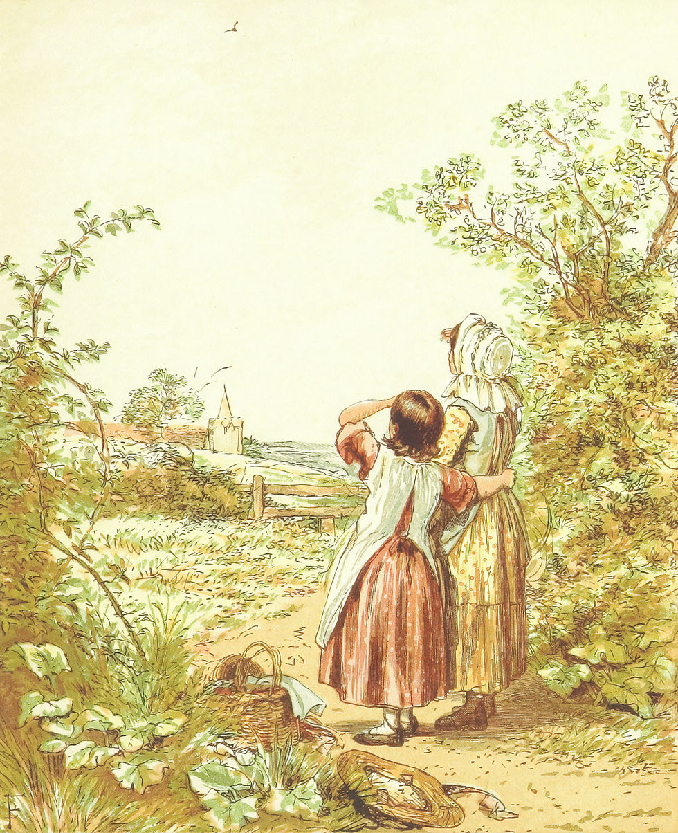 two girls in a jungle