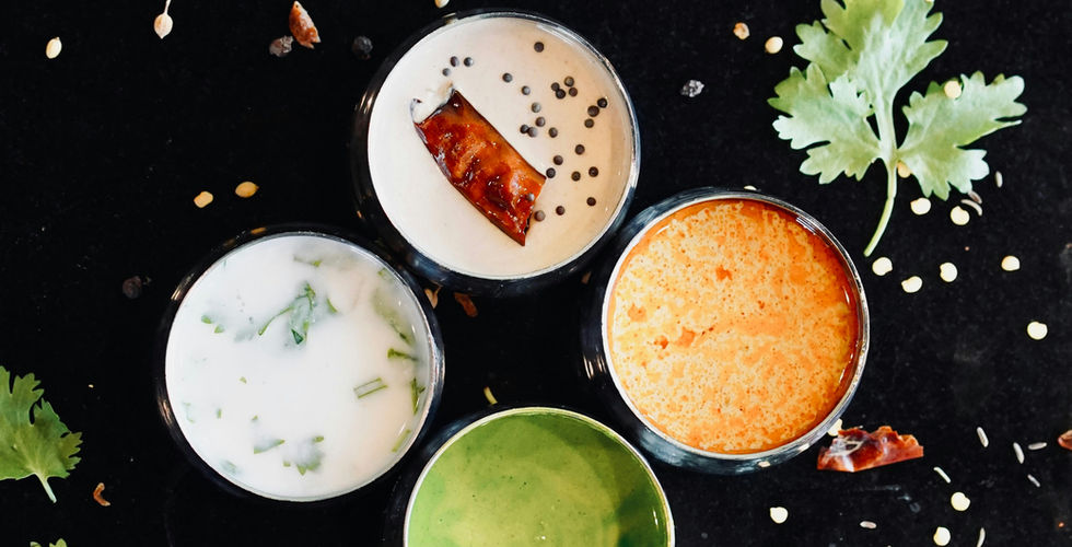 4 types of Indian chutney