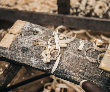 Harper and Lulu woodwork hamper for him