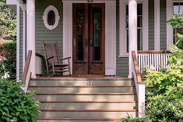 family therapy - front porch with rocker