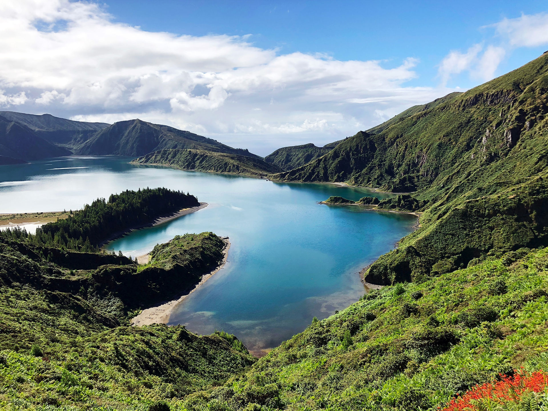 Paisaje de naturaleza Azores