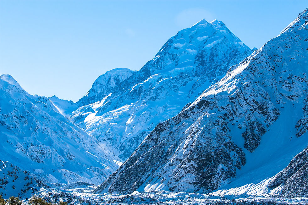 Snow Covered Mountains