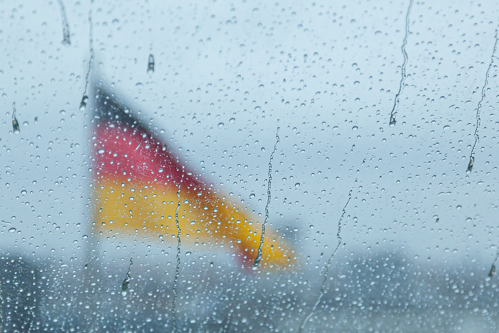 Deutschlandflagge im Regen / C: Unsplash