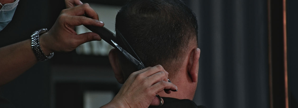 men hair dressing