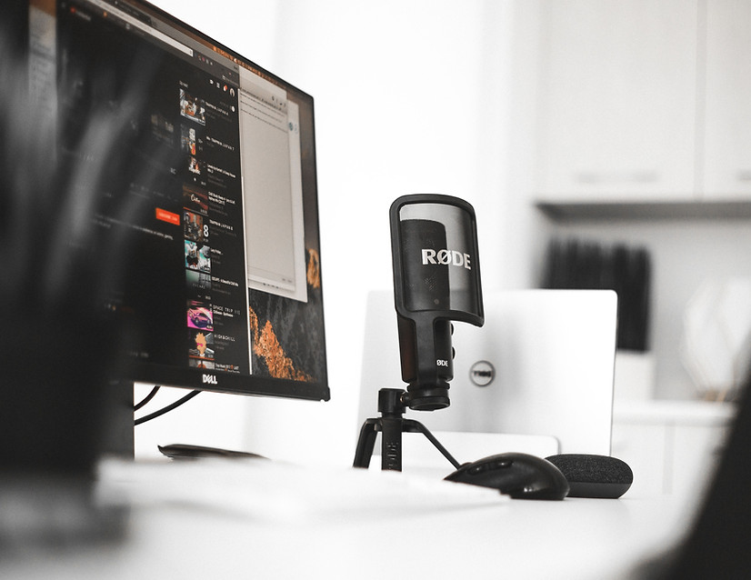 Studio innspilling podcast