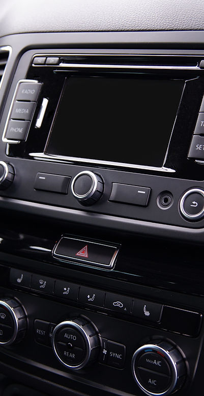 Interior view of a car representing autobody repair services
