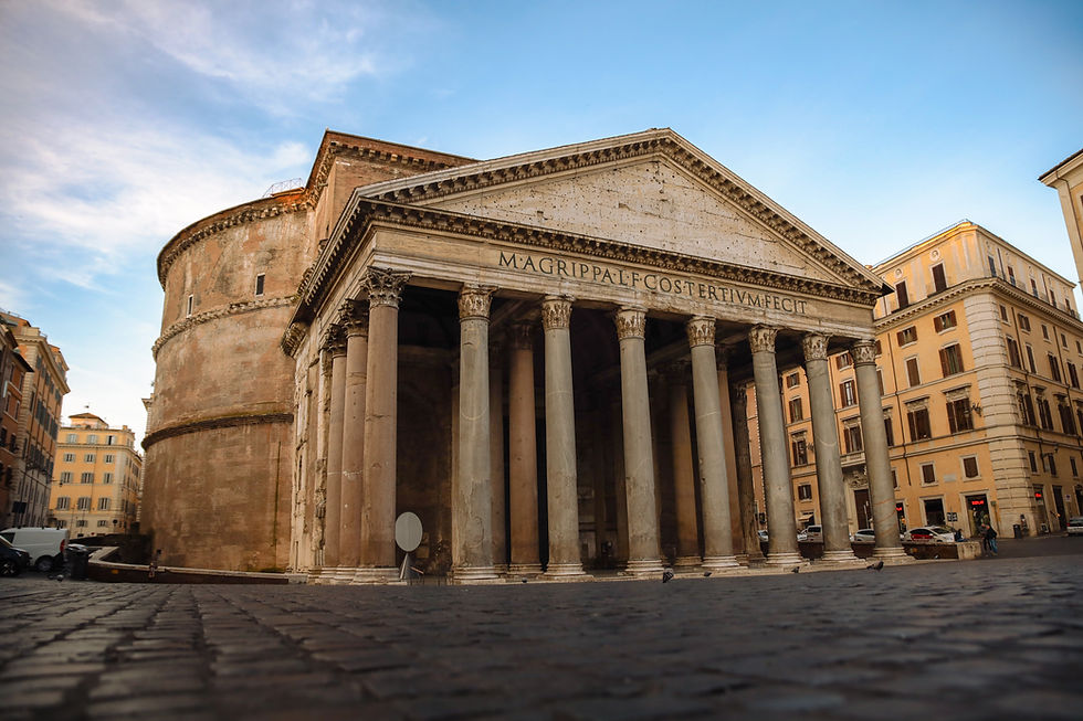 view-of-the-pantheon-rome-italy