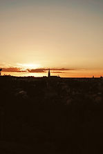 Linköping skyline solnedgång domkyrka - Erbo kontor BRF-förvaltning Munkhagsgatan