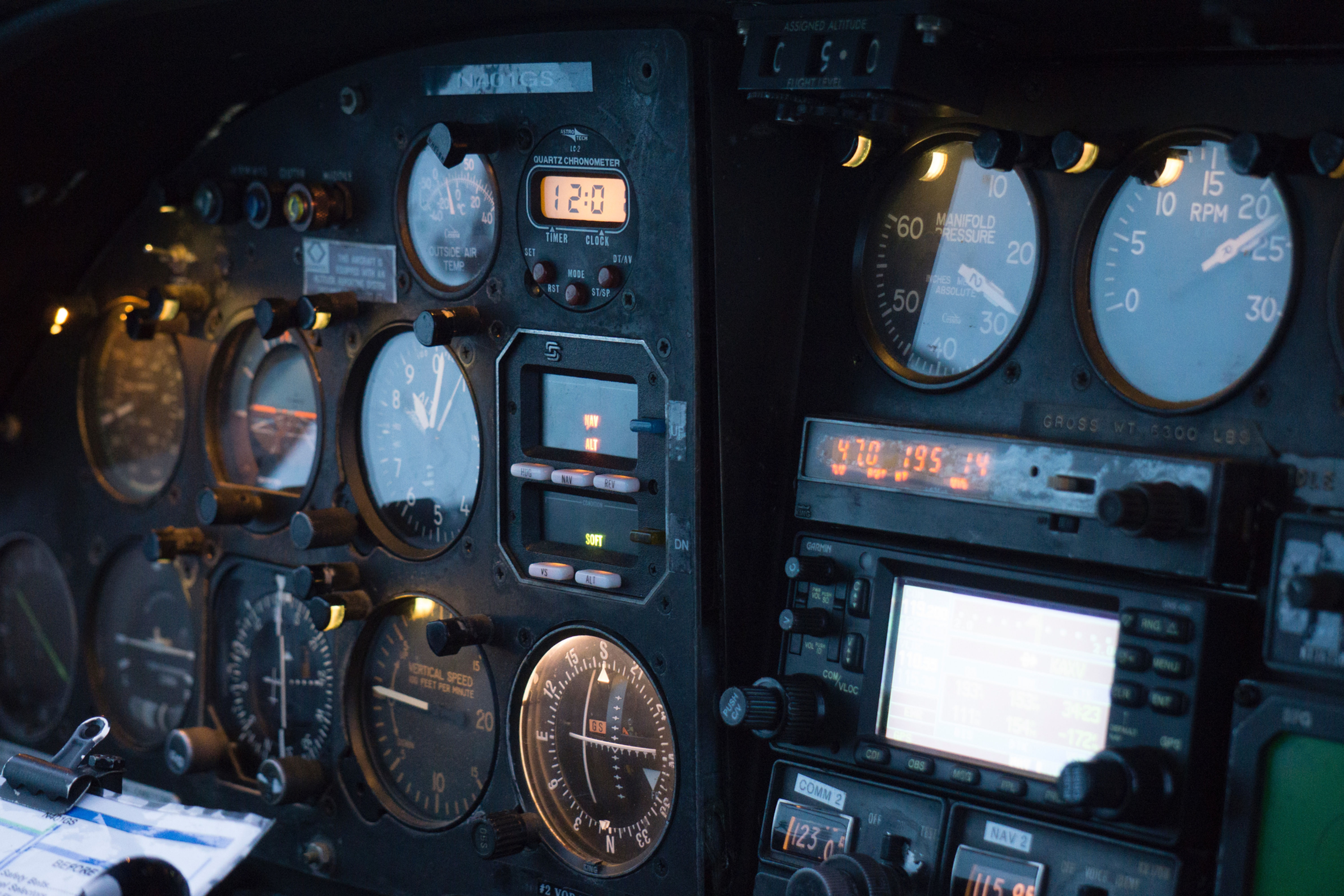 Controle room for flight watch