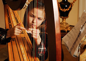 harp player