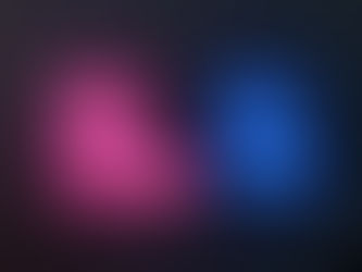 Pink and blue neon wall signs read BUY THE RUMOR and SELL THE NEWS on a dark background, creating a bold, edgy mood
