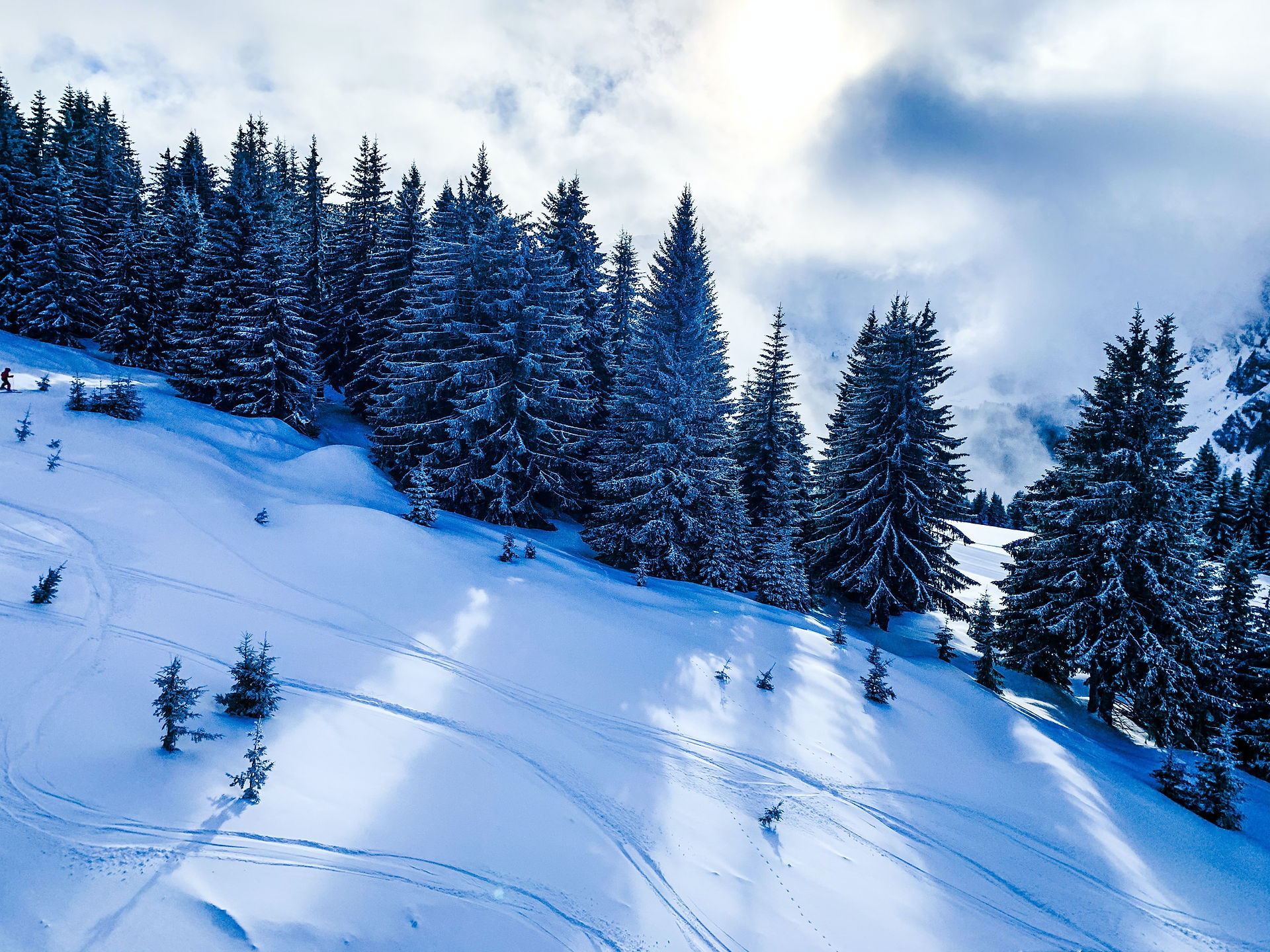 station de ski de Morzine en France Rhone Alpes