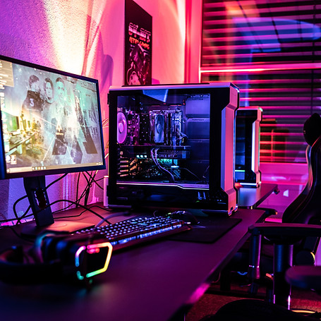 Custom gaming PC setup