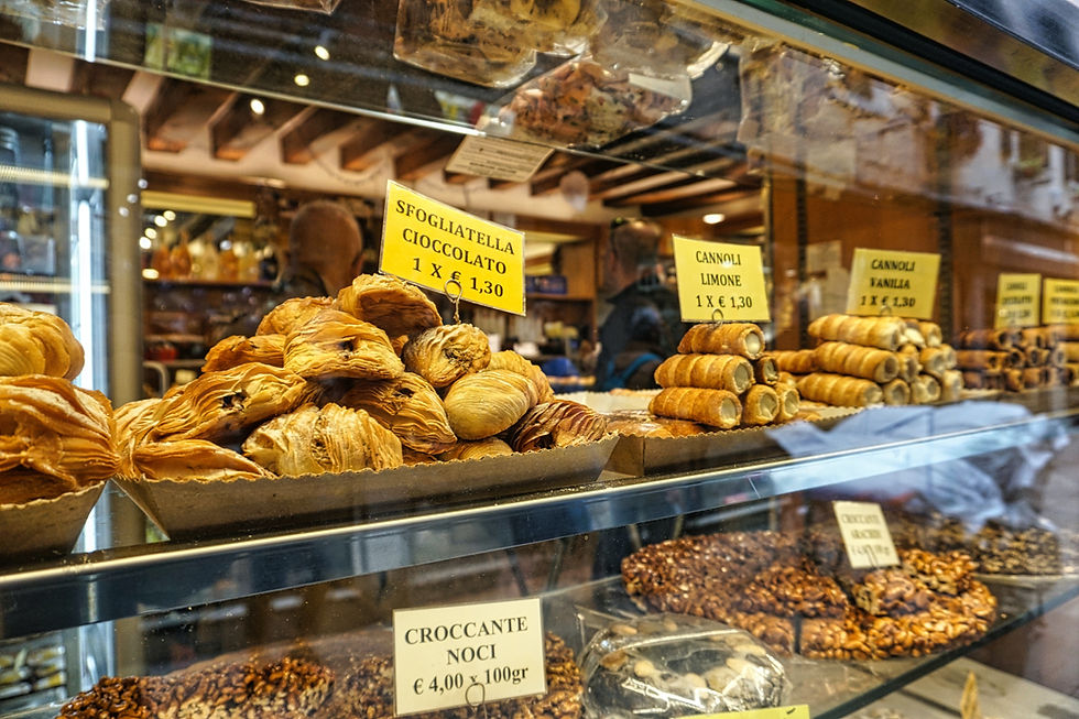 Sicilian baked goods; The Small Adventure Company - Adventure and Family Holidays in Europe