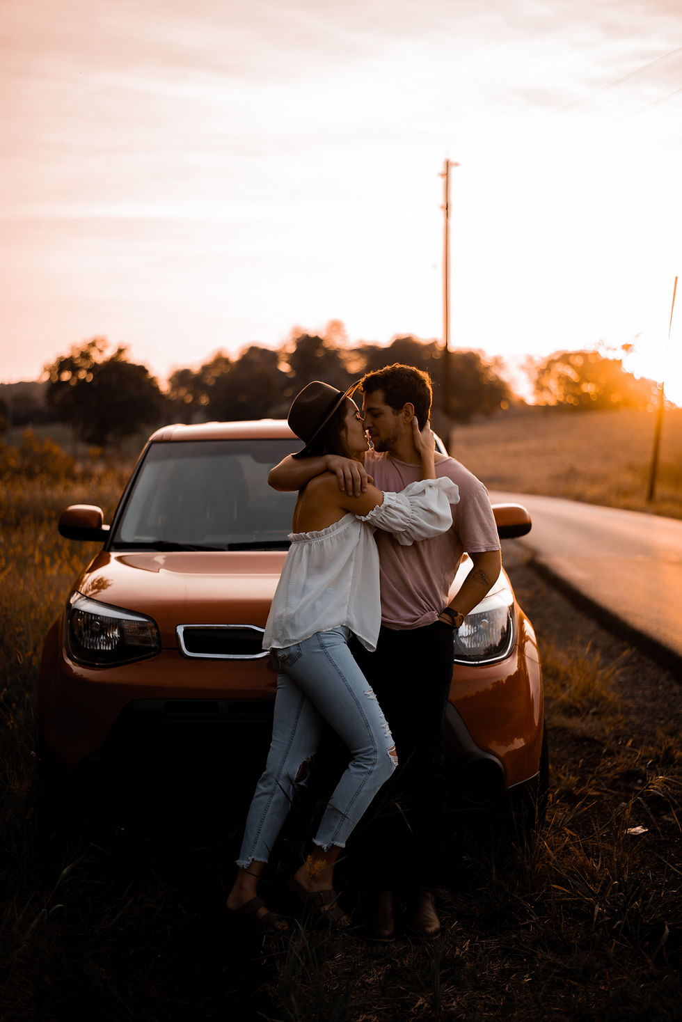 Romantic Couple on Weekend Trip