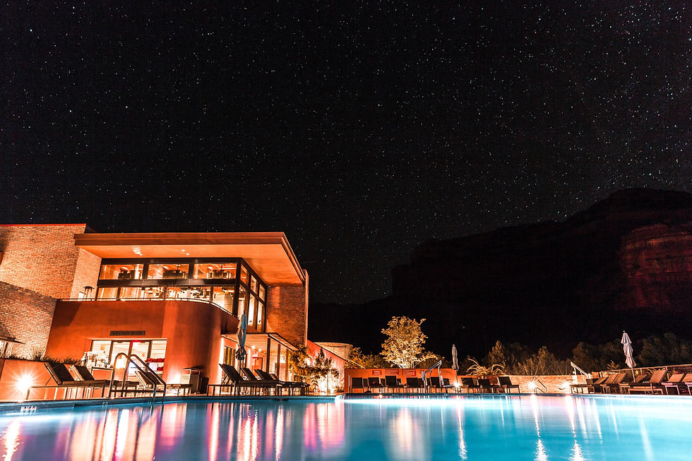 Star at night in Arizona