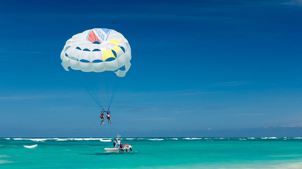 Parasailing - Voo de parapente em Cancún