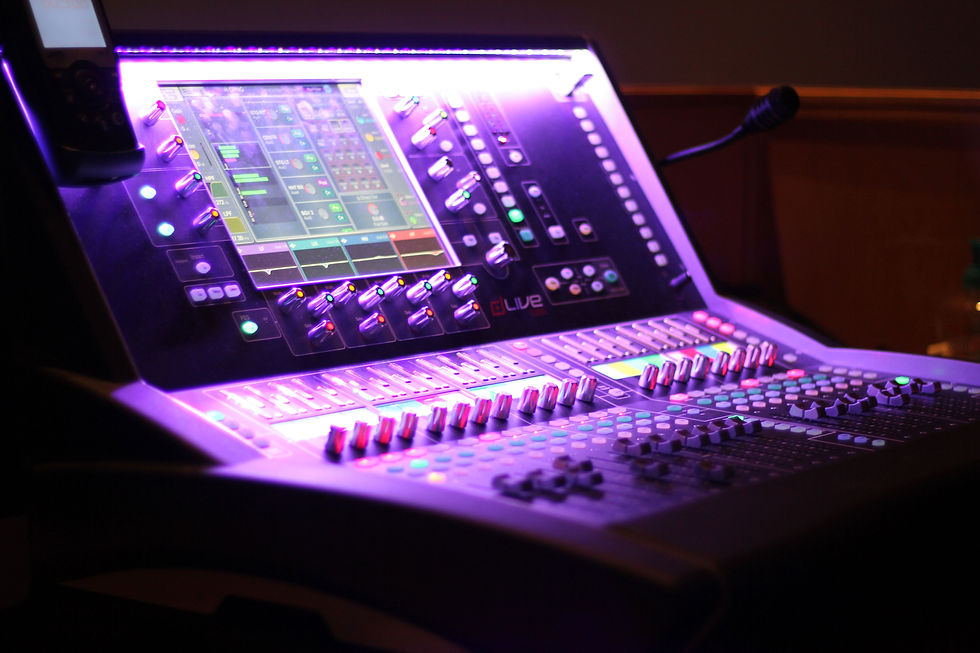 Sound mixing desk
