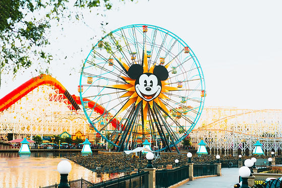 Ferris Wheel on Pixar Pier at Disney Califonia Adventure
