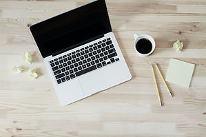 Typing on Laptop